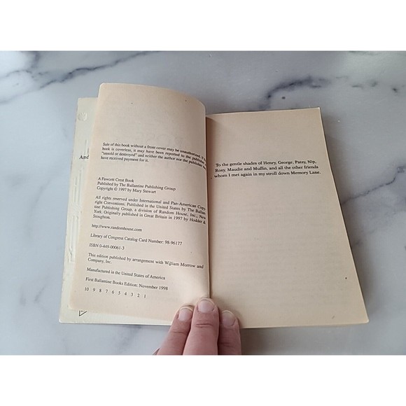 Rose Cottage by Mary Stewart (1998, Mass Market) - Picture 4 of 10